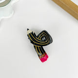 Acetate pencil hair claw clip: Blue