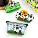 Soccer Ball Claw Clip, Football Match Spectator Hair Clip: B