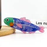 Cute Sardine Hair Claw Clip: Blue