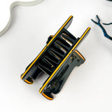 Creative Vintage Sewing Machine Acetate Hair Claw Clip: Black