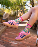 TENNIS SCORE SHEER RUFFLE SOCK