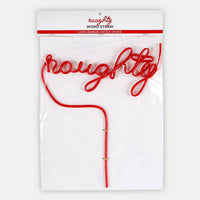 Word Straw - Naughty