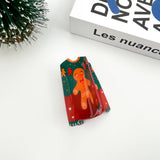 Sweater Style Hair Clip, Christmas Claw Clip: B