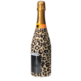 Tan Leopard Champagne Bottle Wrap