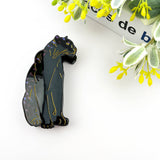 Jaguar Hair Clip,Animal Acetate Claw Clip: B1