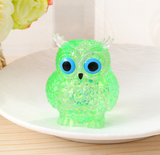Maltose Realistic Owl Squeeze Toy: Gold