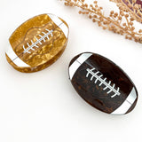 Football & Basketball Sports Hair Claw Clip: Badminton