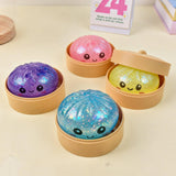 Mystery Squishy Dumpling Bao Bun Fidget Toy-random color: Maltose buns