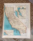 VINTAGE MAPS - USA STATES