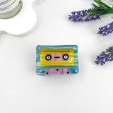 Creative Cartoon Cassette Tape Acetate Hair Claw Clip: Yellow