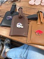 Buffalo Leather Luggage Tag