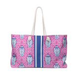 Britt Mills Mahjong Tote Bags: Aria (Blue)
