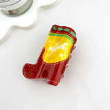 Cowboy Boots Acrylic Hair Claw Clip: E