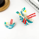 Acetate Noodle Hair Clip, Crocodile or Claw Style: Claw Clip