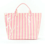 Summer Tote Bag - Pink and Ivory