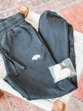 VINTAGE WASHED WHITE BUFFALO TRACK PANTS - Women’s