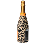 Tan Leopard Champagne Bottle Wrap
