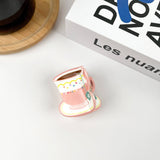 Cartoon Coffee Cup Claw Clip: Yellow