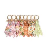 Floral Satin Keychain: Primrose Petals