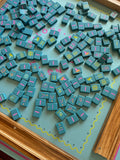 PEACE LOVE MAHJONG OG Mahj Tiles - Totally Teal: Totally Teal