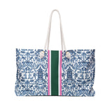 Britt Mills Mahjong Tote Bags: Aria (Blue)