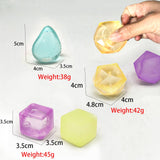 Maltose squishy fidget toy Portable Stress Relief toy: 4cm diamond-random color