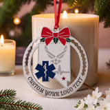 Custom Logo Ornaments - Personalized Zinc Alloy Holiday Gift: 3"