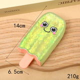 Maltose emoji Popsicle Ice pop Squeeze Toy for stress relief: Pink