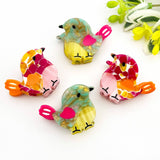 🐦 Mini Bird Cute & Whimsical Animal Acetate Hair Claw Clip: Yellow