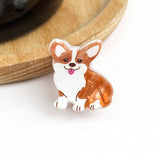 Mini Dog Series Hair Claw Clips, Cute Puppy Animal Hair Clip: K