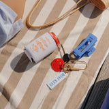 Boat Keys Keychain: Orange / Keychain with Hang Tag