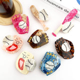 Baseball Series Claw Clip, Sports Day Souvenir Hair Clip: Bat-Brown