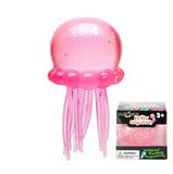 Sequin Glitter jellyfish squishy sensory toy-no brand: Jelly Green-Highly recommended