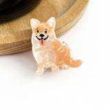 Mini Dog Series Hair Claw Clips, Cute Puppy Animal Hair Clip: K
