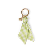 Floral Satin Keychain: Rainbow Garden
