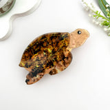 🐢 Stylish Sea Turtle Hair Claw – Trendy PVC Animal Clip: Blue