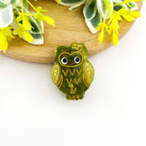 Owl Claw Clip, Large & Mini Hair Clip: Pink