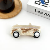 Convertible Car Hair Clip, Beige Car Claw Clip