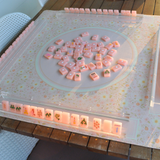 PEACHES N CREAM MAHJONG MAT