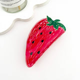 🎨 Fruit Still Life Hair Claw – Artistic PVC Clip 🍇: Avocado