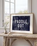 Paddle Out Canvas Art Print Coastal Beach Wall Decor 8x10: 11x14