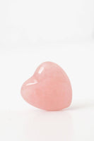 Rose Quartz Reiki Crystal Hearts - Small