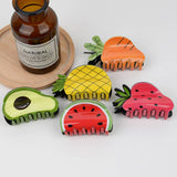 Cute Fruit And Vegetable Hair Claw Clip: Avocados