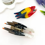 Eagle Fish Parrot Acetate Animal Hair Claw Clip: A