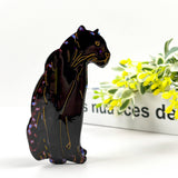 Jaguar Hair Clip,Animal Acetate Claw Clip: B1