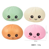 Mystery Squishy Dumpling Bao Bun Fidget Toy-random color: Maltose buns