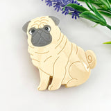 Playful Dachshund & Beagle Acetate Dog Hair Claw Clip: C