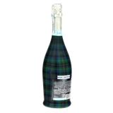 Blue & Green Christmas Tartan Prosecco Bottle Wrap