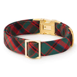 Highland Plaid Dog Collar: S