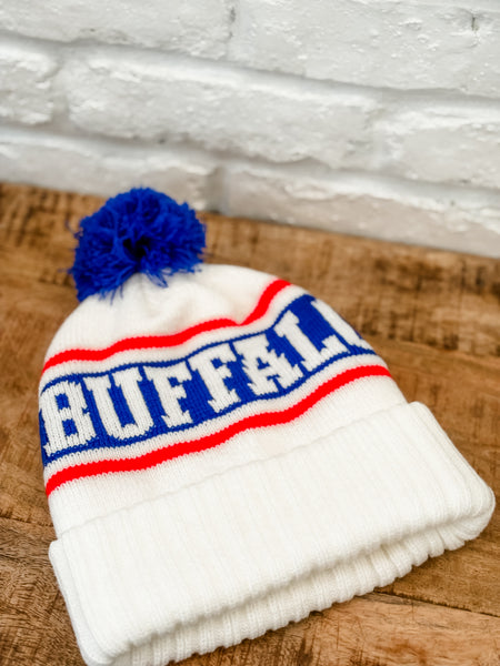 BUFFALO KNIT POM BEANIE